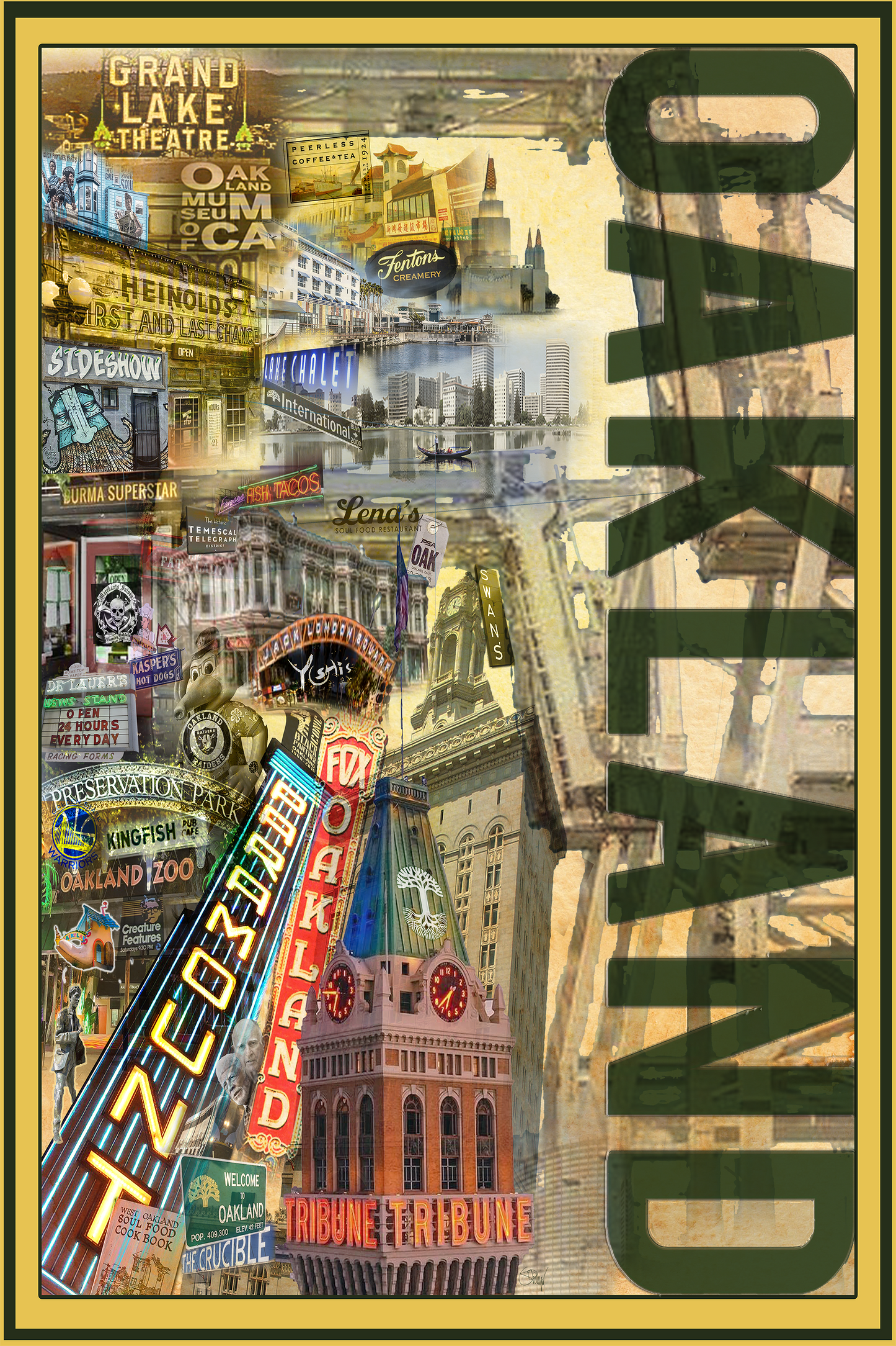 OAKLAND CELEBRATION POSTER