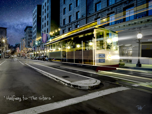 Halfway to The Stars / San Francisco Cable Car on a Magical Night